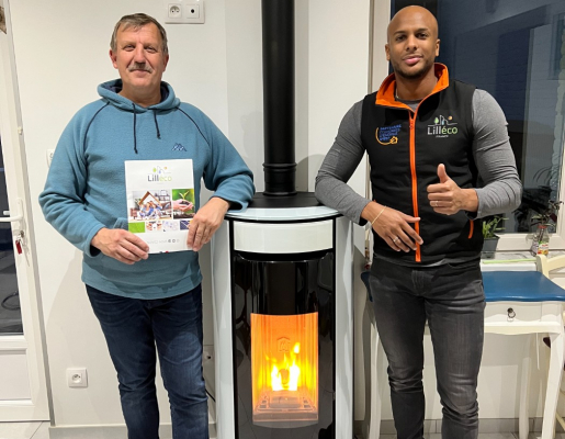 Installation réussie du Poêle à Granulés BOTERO 2 de JollyMec à Arras