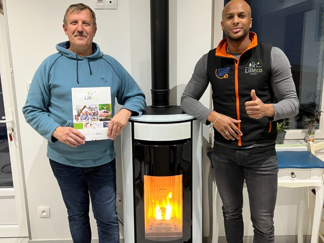 Installation réussie du Poêle à Granulés BOTERO 2 de JollyMec à Arras