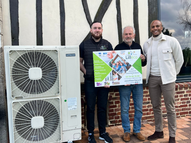 Installation d'une Pompe à Chaleur Air/Eau HITACHI à Hazebrouck 